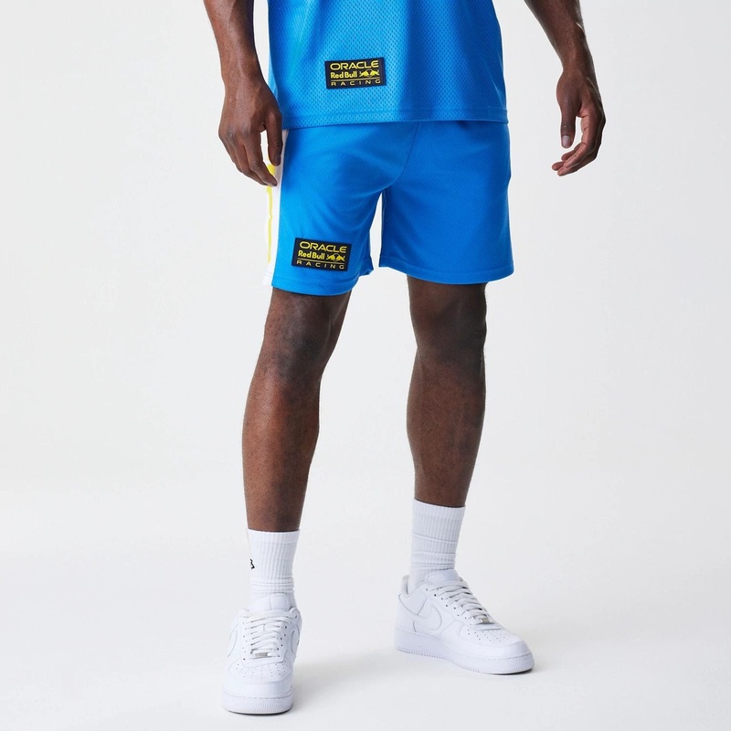 Red Bull Racing Graphic Mesh Blue Shorts XS