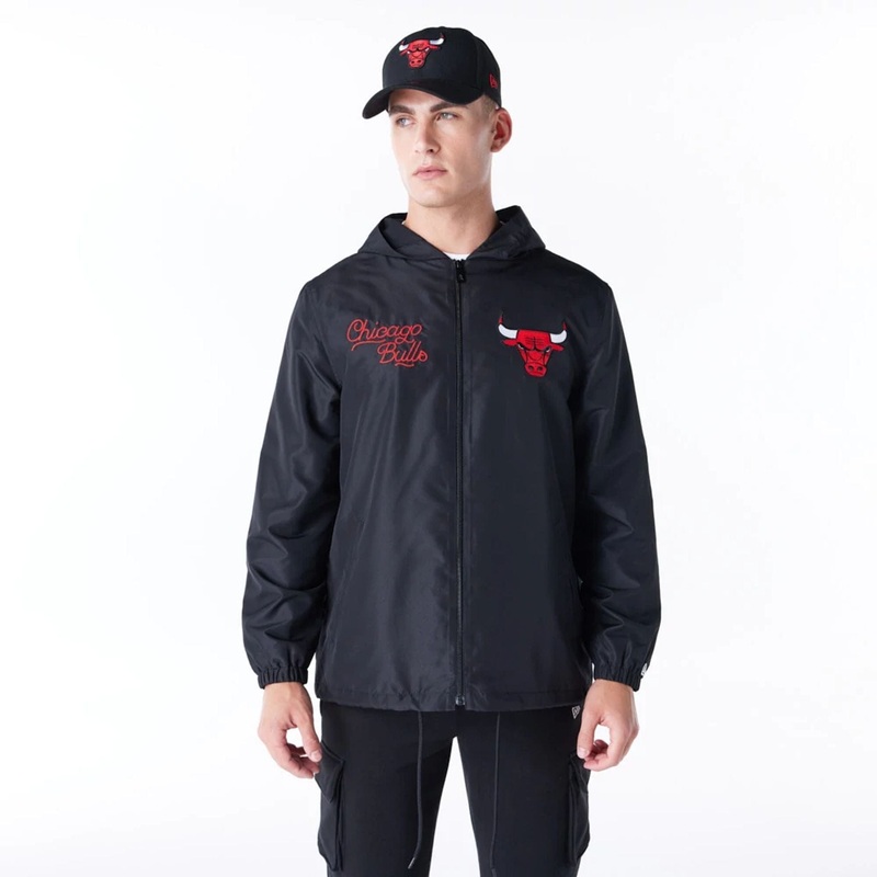 Chicago Bulls NBA Graphic Black Jacket XS