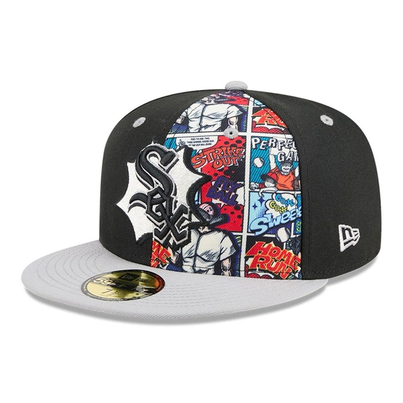 Chicago White Sox 2025 MLB Diamond Hero Edition Black 59FIFTY Fitted Cap 6 7/8