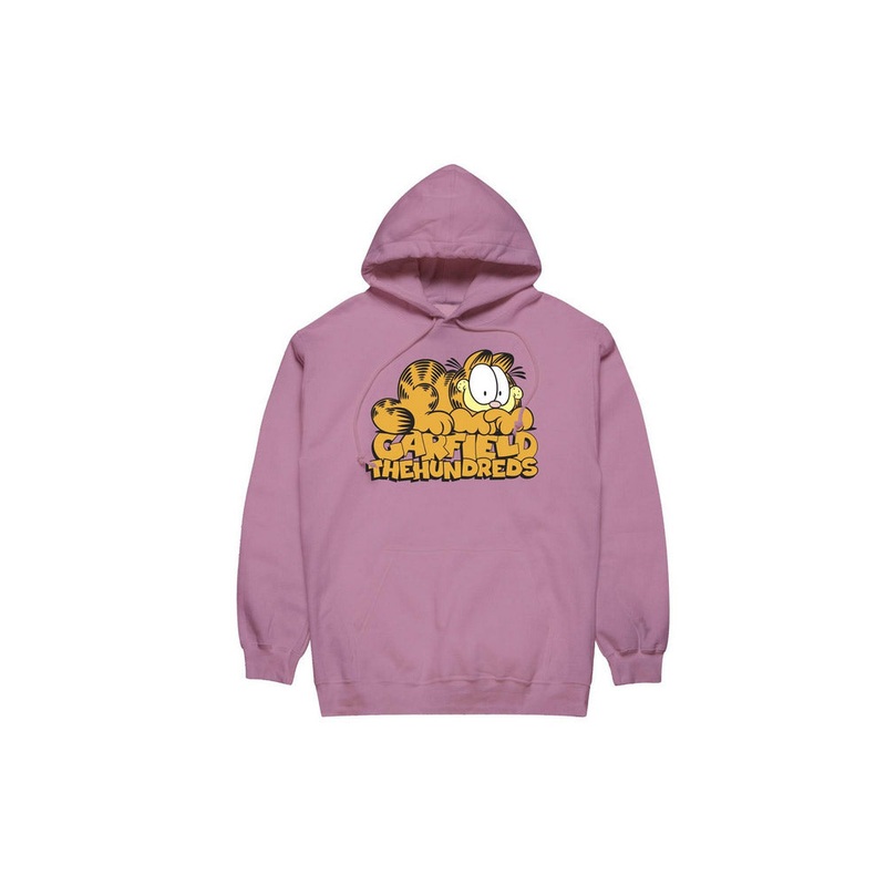 Garfield x Hundreds Original Pullover Hoody (Pigment Maroon) m