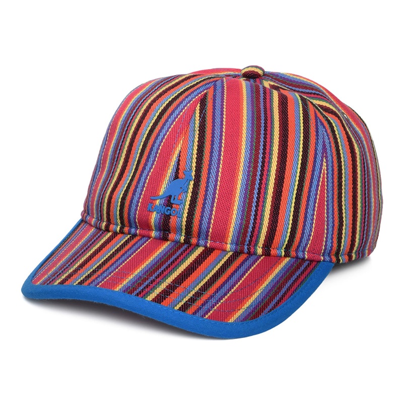 Kangol Multi Colour Stripe Baseball Cap – Rainbow Adjustable