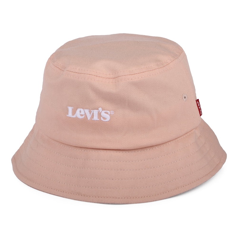 Levi’s Hats Womens Vintage Modern Logo Bucket Hat – Light Pink M