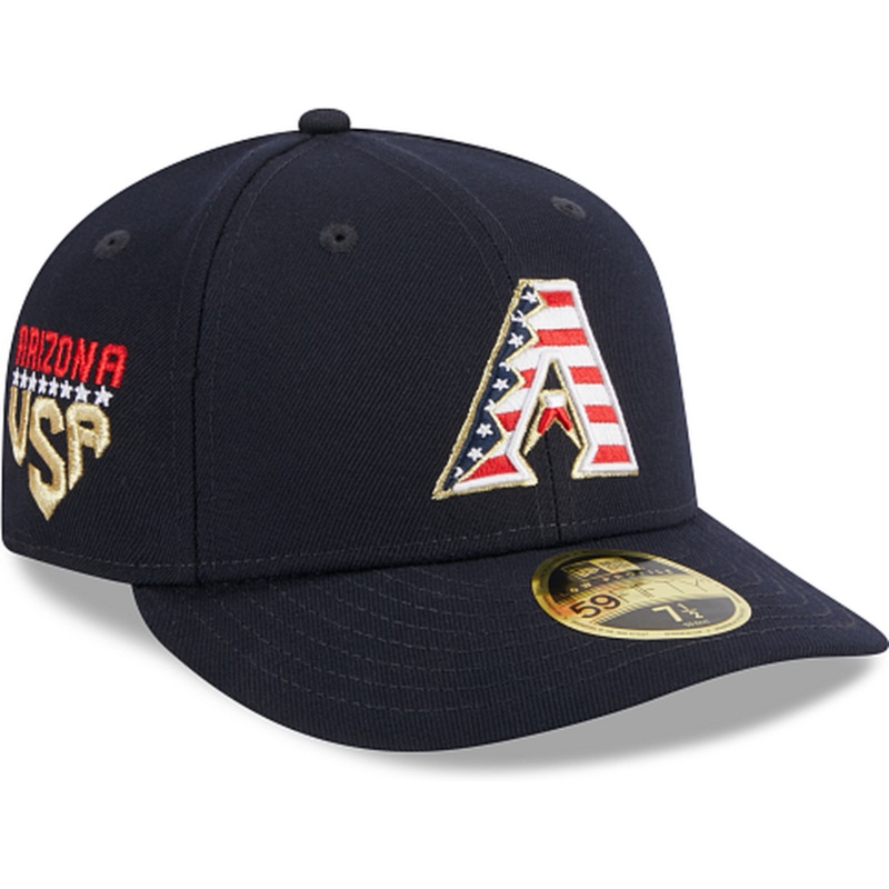 New Era Arizona Diamondbacks Independence Day 2023 Low Profile 59FIFTY Fitted Hat