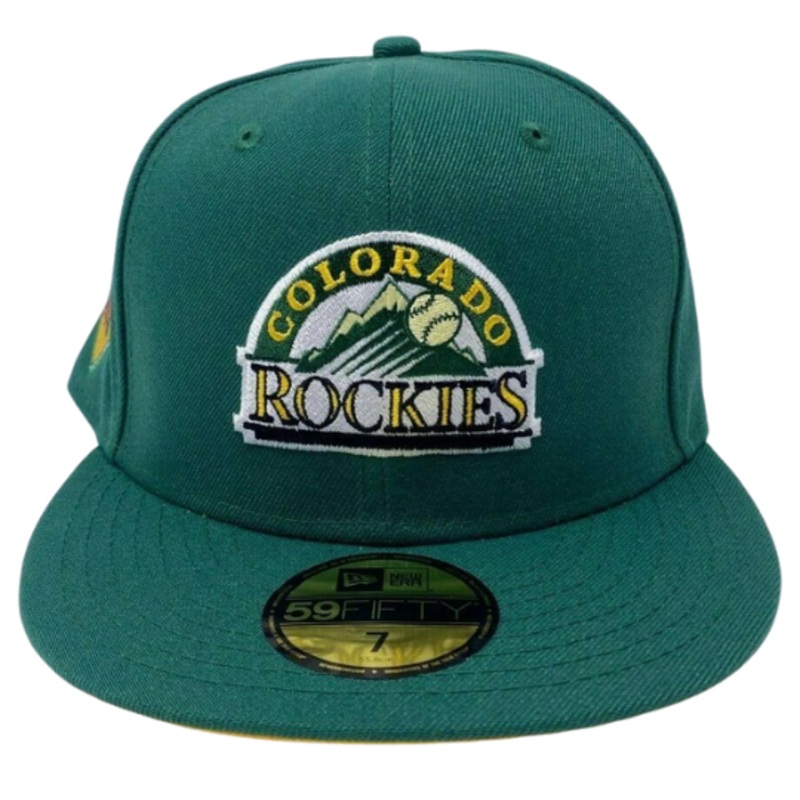 New Era Colorado Rockies British Racing Green 1993 Side Patch 59FIFTY Fitted Hat
