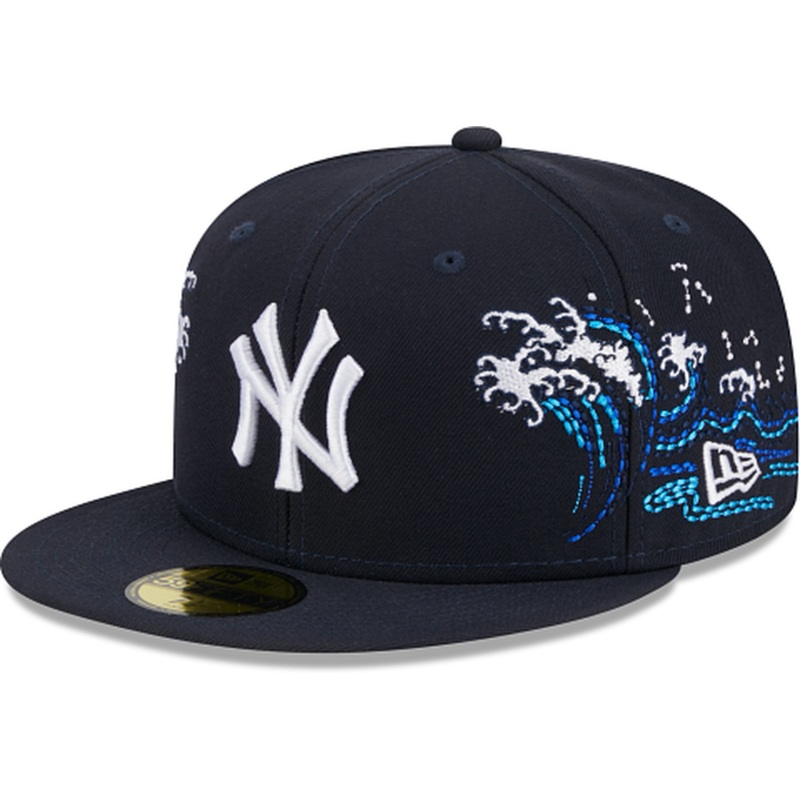 New Era New York Yankees Tonal Wave 2023 59FIFTY Fitted Hat