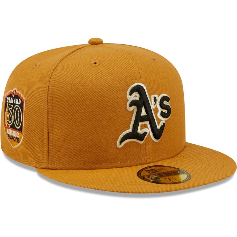 New Era Oakland Athletics 50th Anniversary Timbs 59FIFTY Fitted Hat