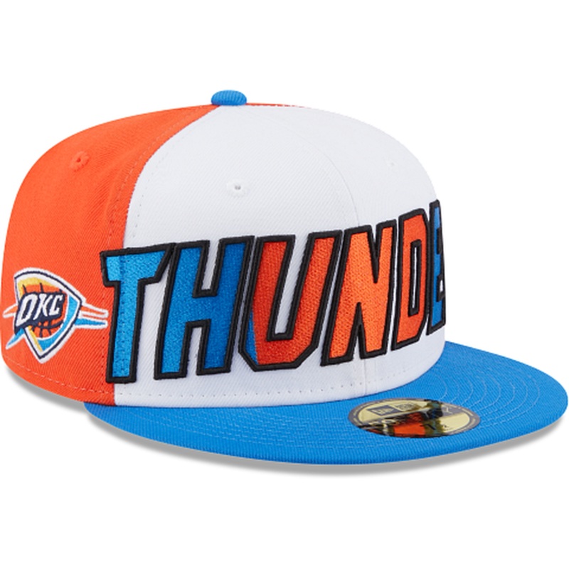 New Era Oklahoma City Thunder 2023 Back Half Edition 59FIFTY Fitted Hat
