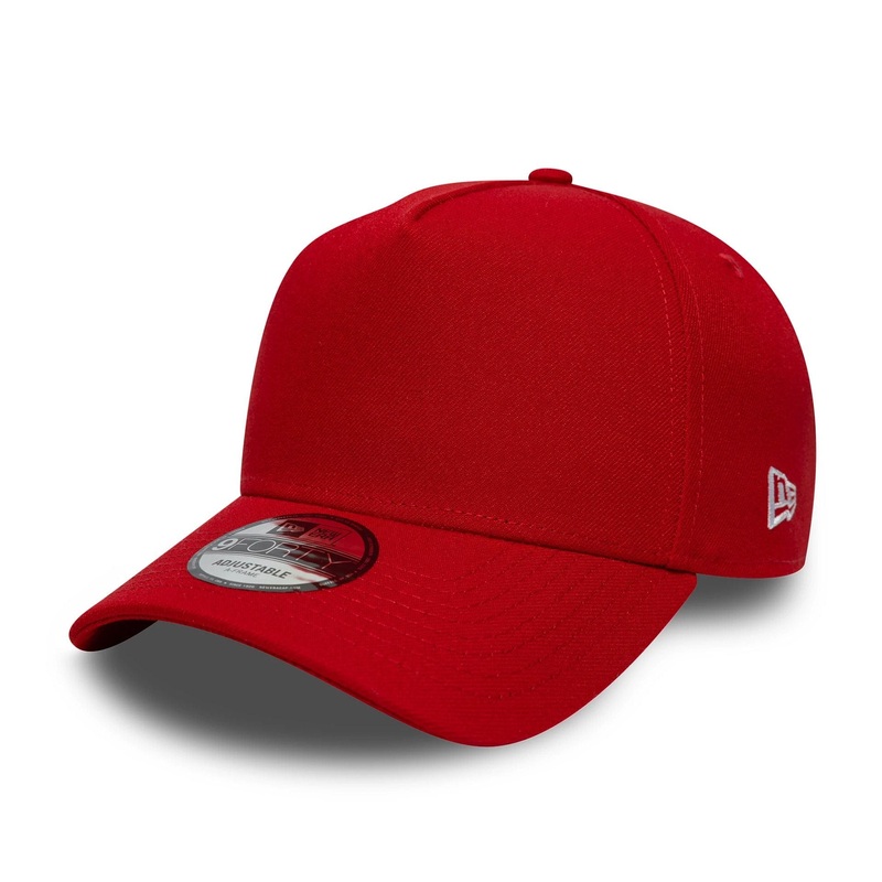 New Era Red 9FORTY A-Frame Adjustable Cap OSFA
