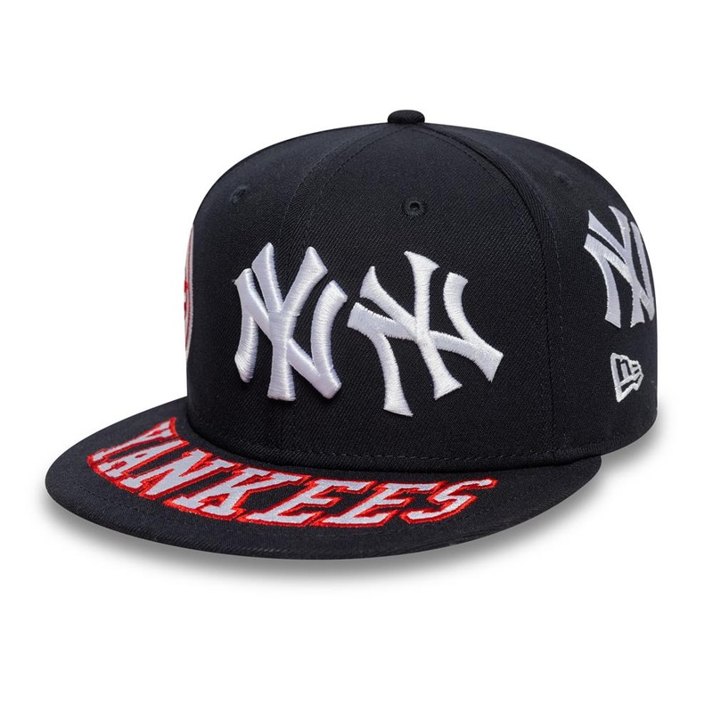 New York Yankees 59FIFTY MLB All Over Navy Cap 6-7/8