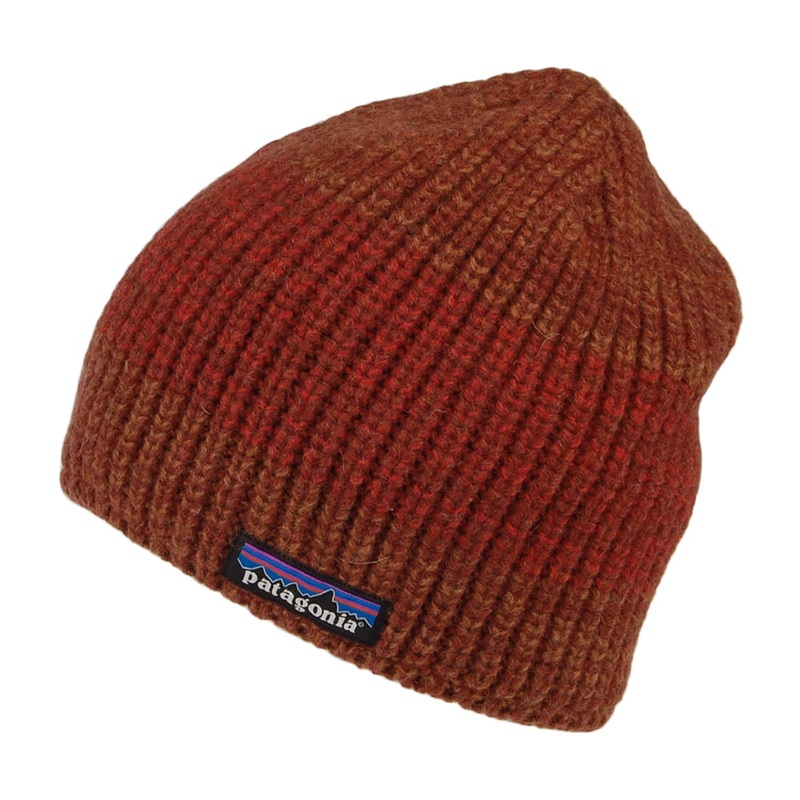 Patagonia Hats Speedway Recycled Wool Beanie Hat – Red 1-Size