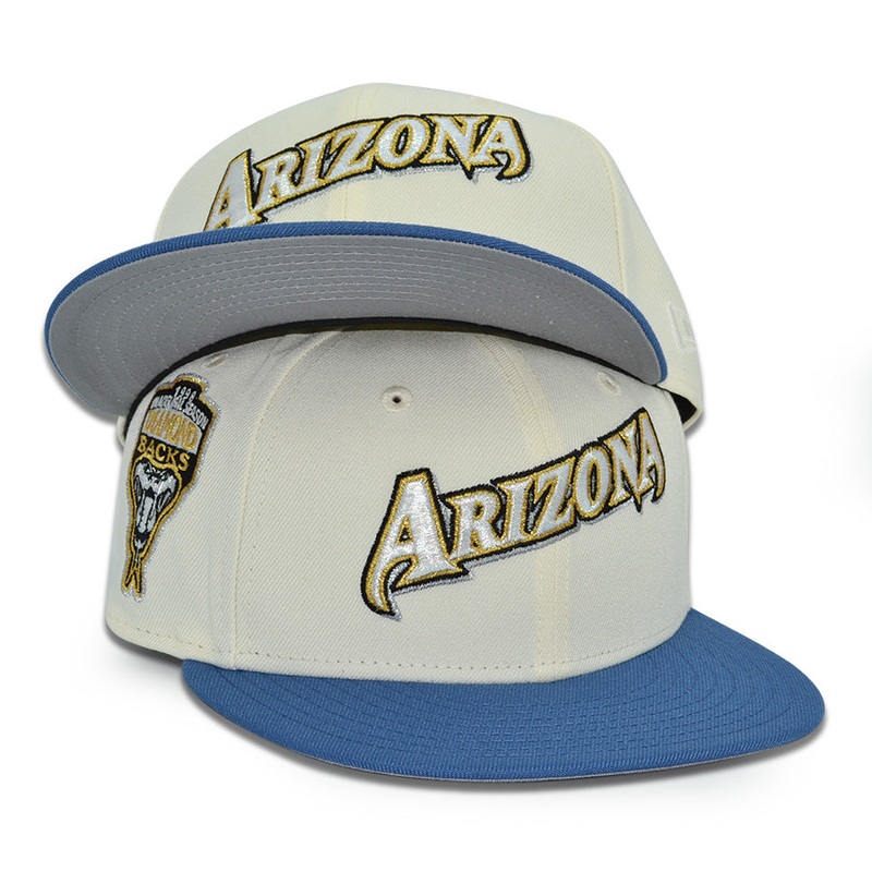 Arizona Diamondbacks “ARIZONA DREAM” Exclusive New Era 59Fifty Fitted Hat – Chrome/Indigo 6 7/8