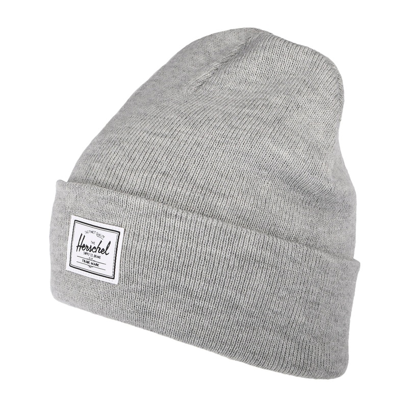 Herschel Supply Co. Elmer Beanie Hat – Light Grey Heather 1-Size