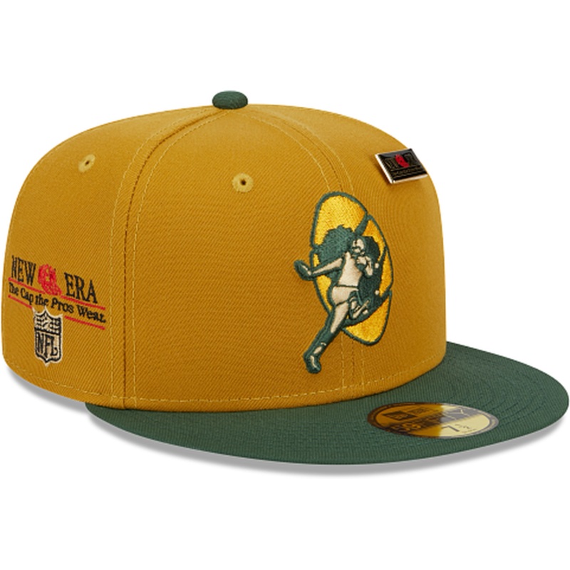 New Era Green Bay Packers Bronze ’59FIFTY Day’ 2023 59FIFTY Fitted Hat