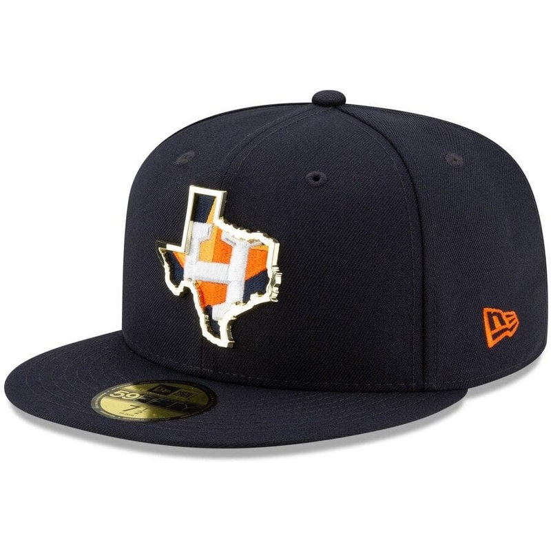 New Era Houston Astros Metal and Thread State 59FIFTY Fitted Hat
