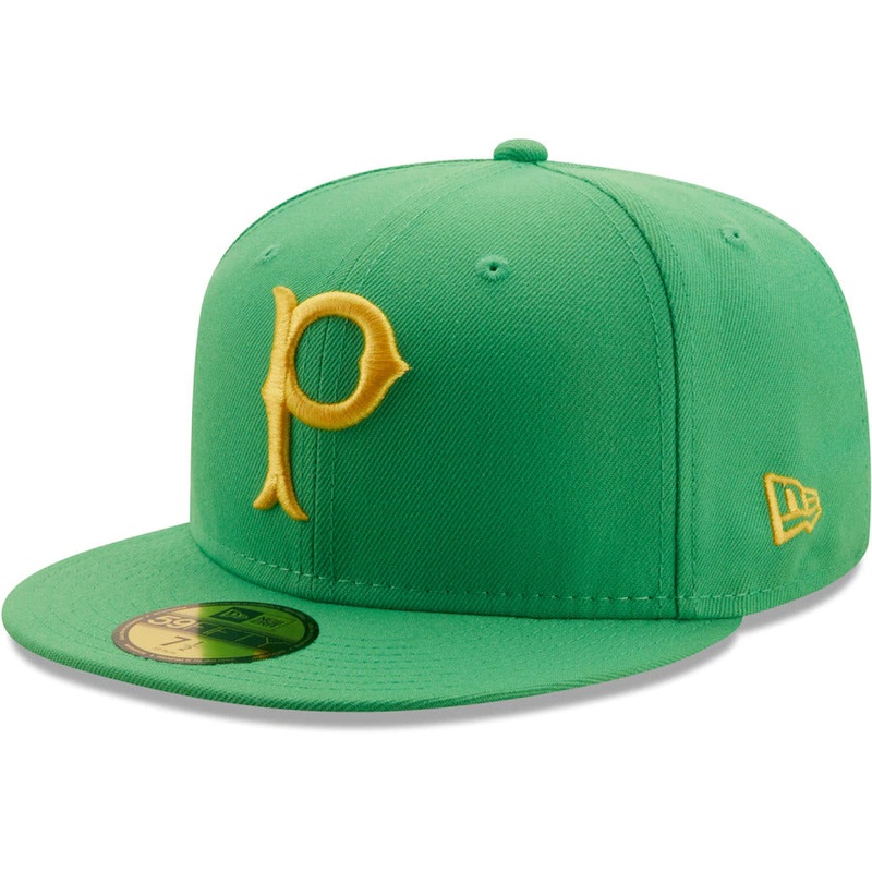 New Era Kelly Green Pittsburgh Pirates 1944 All-Star Game Side Patch Yellow Undervisor 59FIFTY Fitted Hat