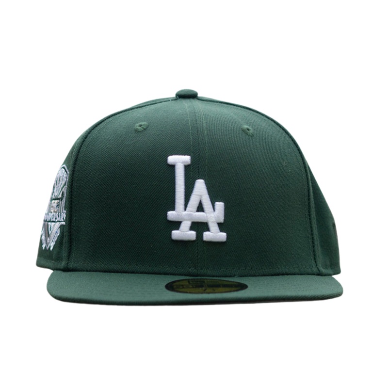 New Era Los Angeles Dodgers 50th Anniversary Pine Green 59FIFTY Fitted Cap
