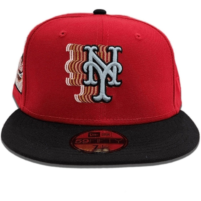 New Era New York Mets 25th Anniversary Red/Black 59FIFTY Fitted Hat