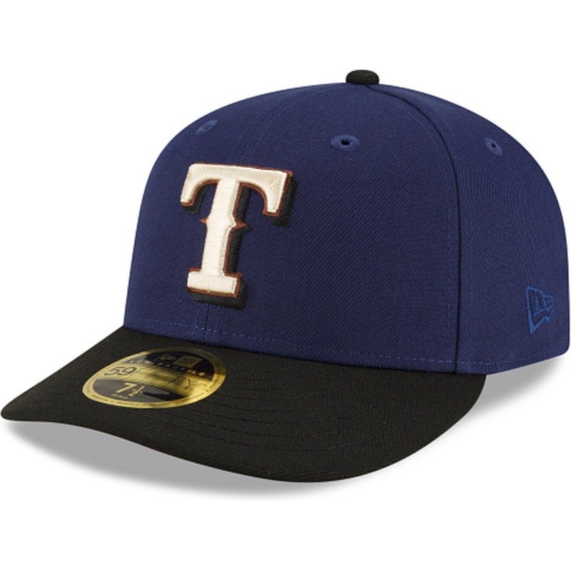 New Era Texas Rangers Navy Low Profile 2023 59FIFTY Fitted Hat