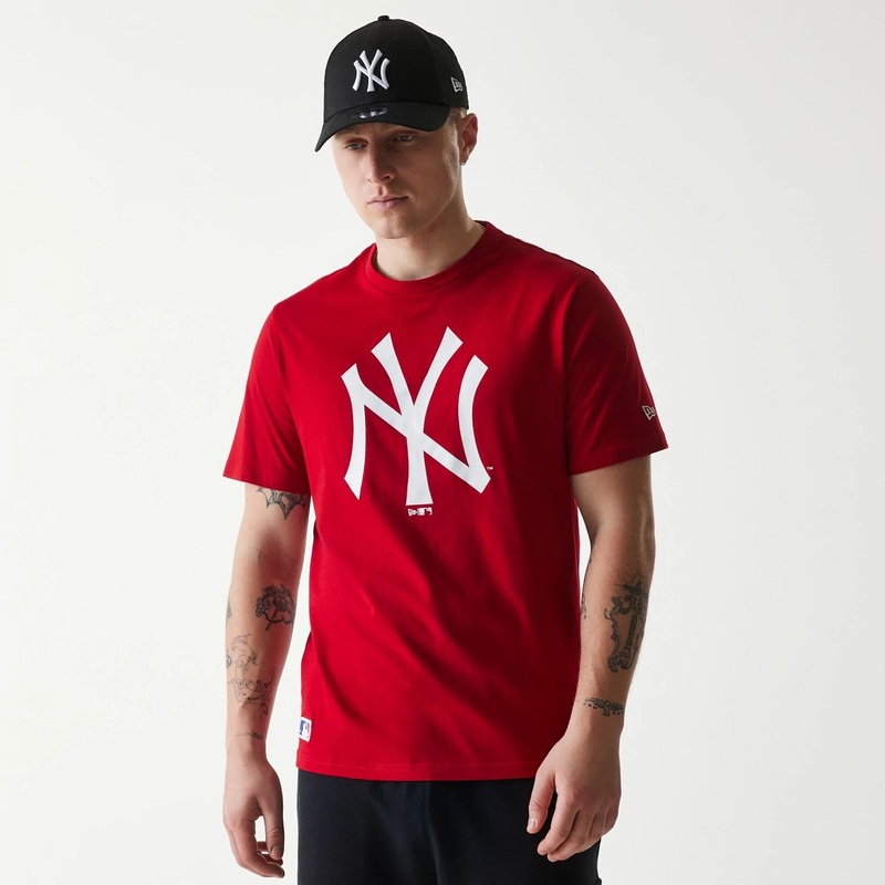New York Yankees MLB Regular Red T-Shirt XS