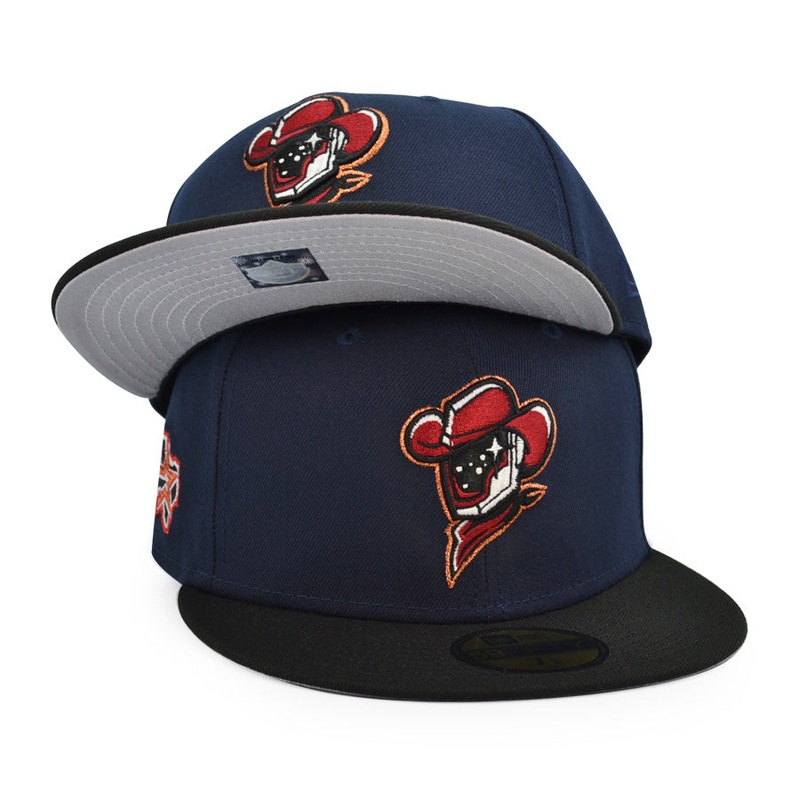 Sugarland Space Cowboys ASTROS Exclusive New Era 59Fifty Fitted Hat – Navy/Black 6 7/8