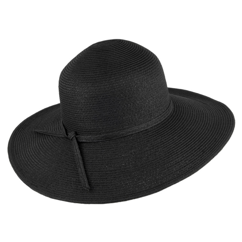 sur la tete Brighton Sun Hat Black Wholesale Pack Prepack