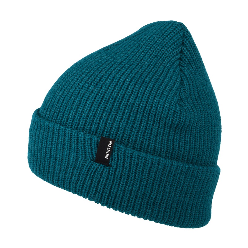 Brixton Hats Heist Cuffed Beanie Hat – Sea Blue 1-Size