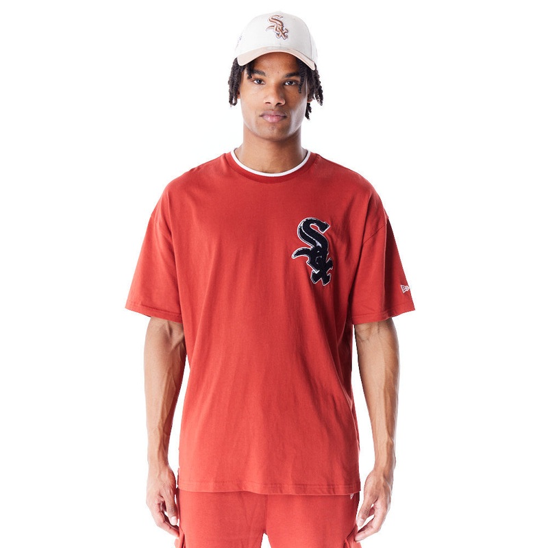 Chicago White Sox World Series Dropped Shoulder Red Tee S