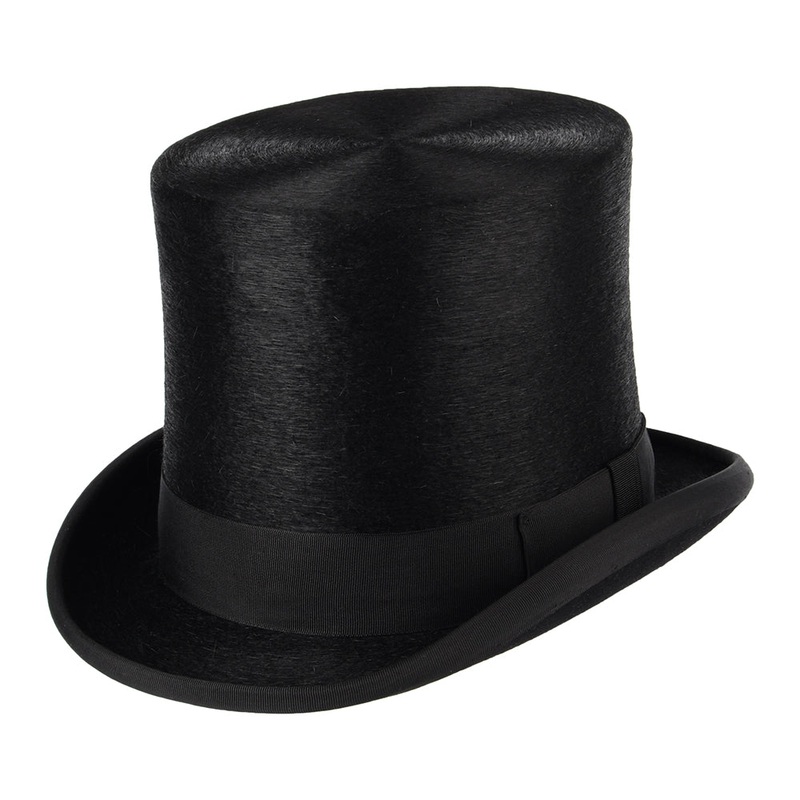 Christys Hats Fur Felt Taller Top Hat – Black 57