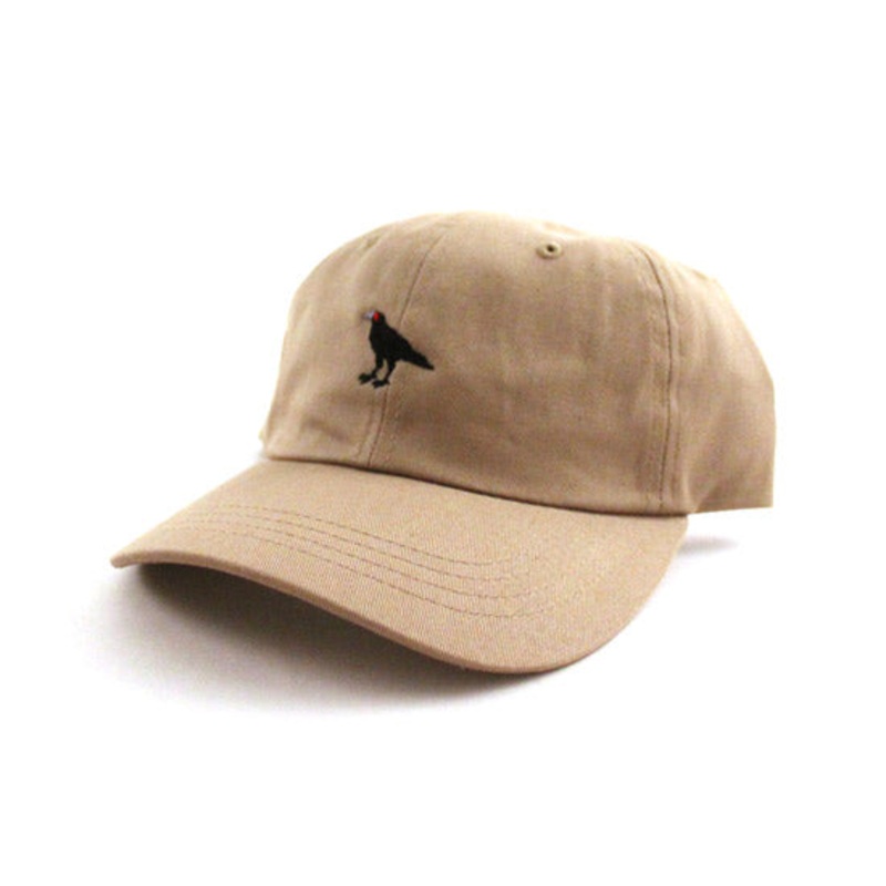 Crow Unconstructed Baseball Adjustable Dad Hat (Camel) One Size