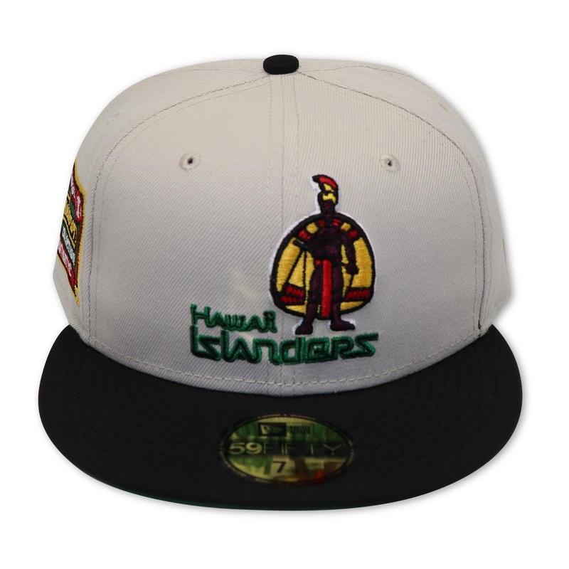 HAWAII ISLANDERS (2-TONE) NEW ERA 59FIFTY FITTED (GREEN UNDER VISOR) 67/8
