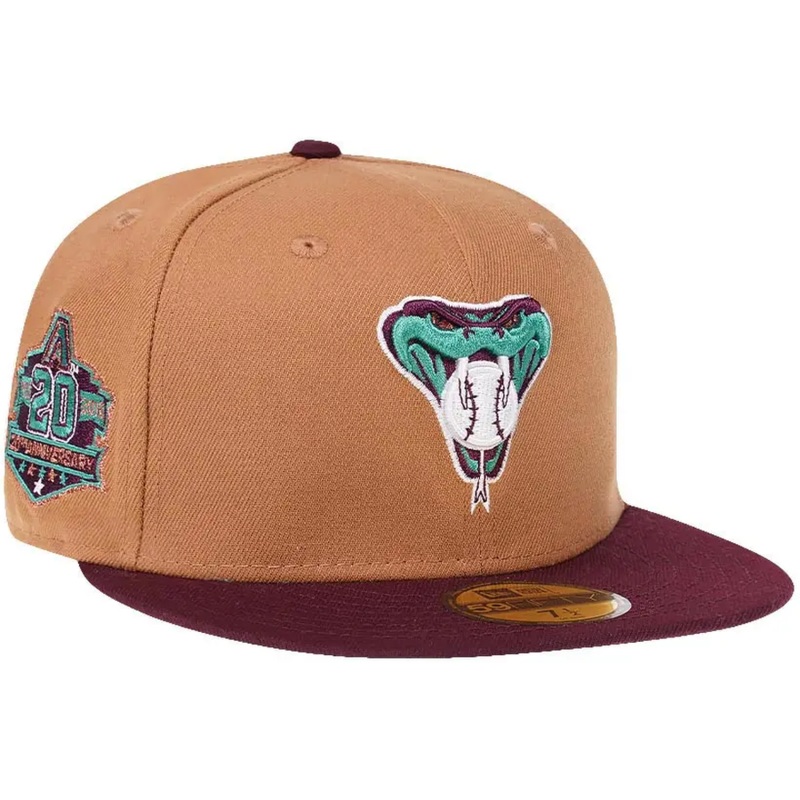 New Era Arizona Diamondbacks 20th Anniversary Wheat Copper Two Tone Edition 59FIFTY Fitted Hat
