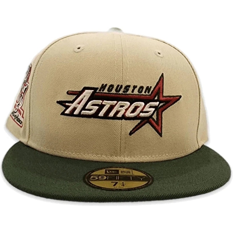 New Era Houston Astros Vegas Gold/Olive Green 35 Great Years 59FIFTY Fitted Hat
