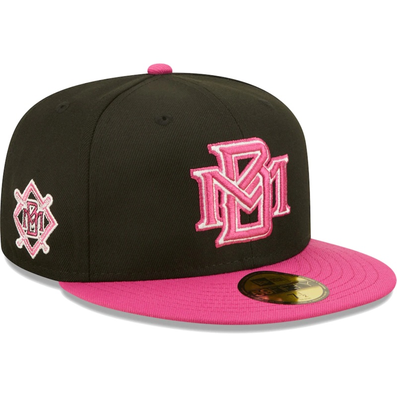 New Era Milwaukee Brewers Black/Pink Passion 59FIFTY Fitted Hat