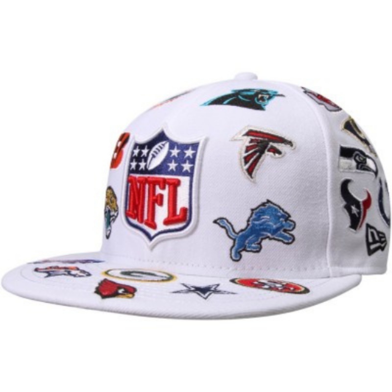 New Era NFL 32 Teams White 59FIFTY Fitted Hat