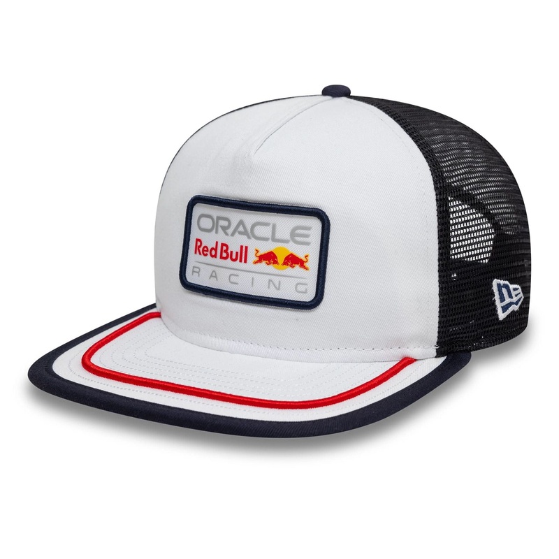 Red Bull Racing Retro White Golfer Adjustable Cap OSFM
