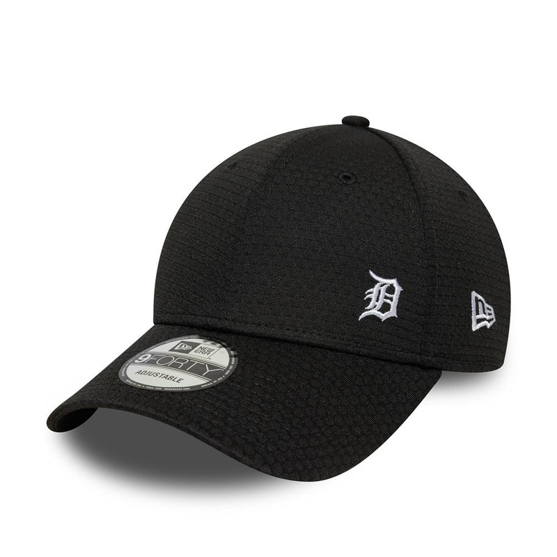 Detroit Tigers 9FORTY MLB Flawless Mesh Black Cap One Size