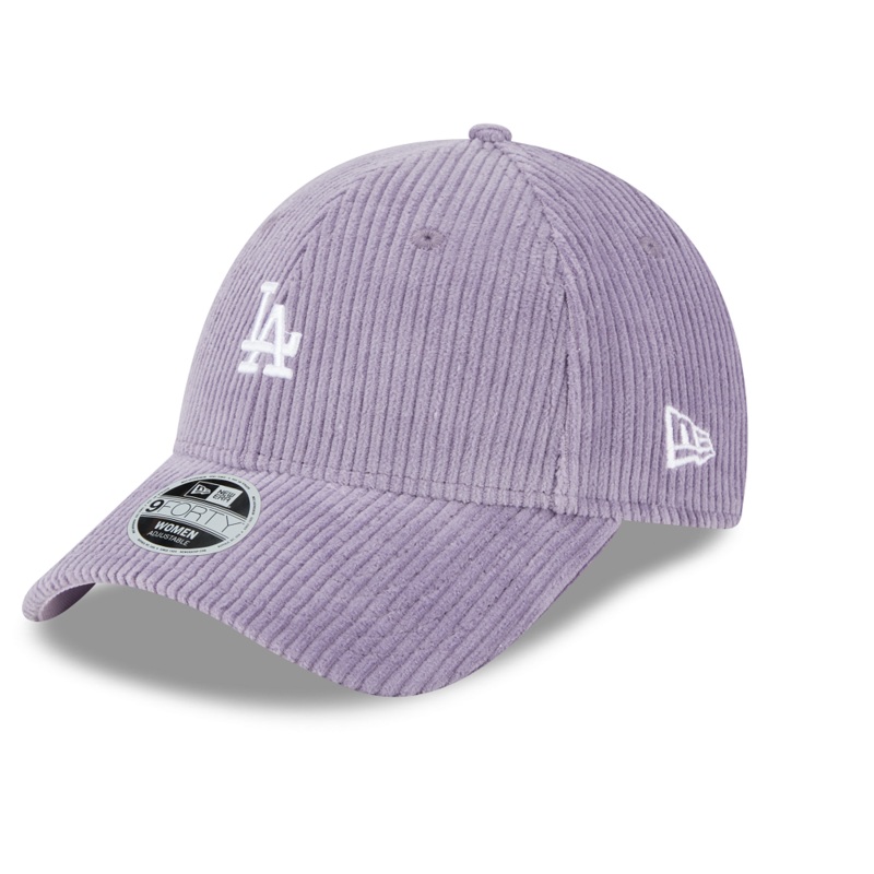 Los Angeles Dodgers 9FORTY Womens Cord Purple Cap One Size