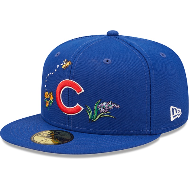 New Era Chicago Cubs Watercolor Floral 2022 59FIFTY Fitted Hat