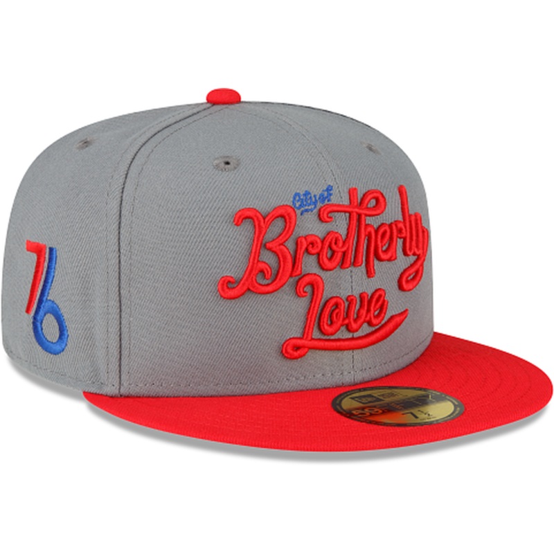 New Era Philadelphia 76ers 2022-23 City Edition Gray 59FIFTY Fitted Hat