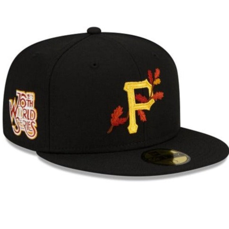 New Era Pittsburgh Pirates Leafy Front 59Fifty Fitted Hat