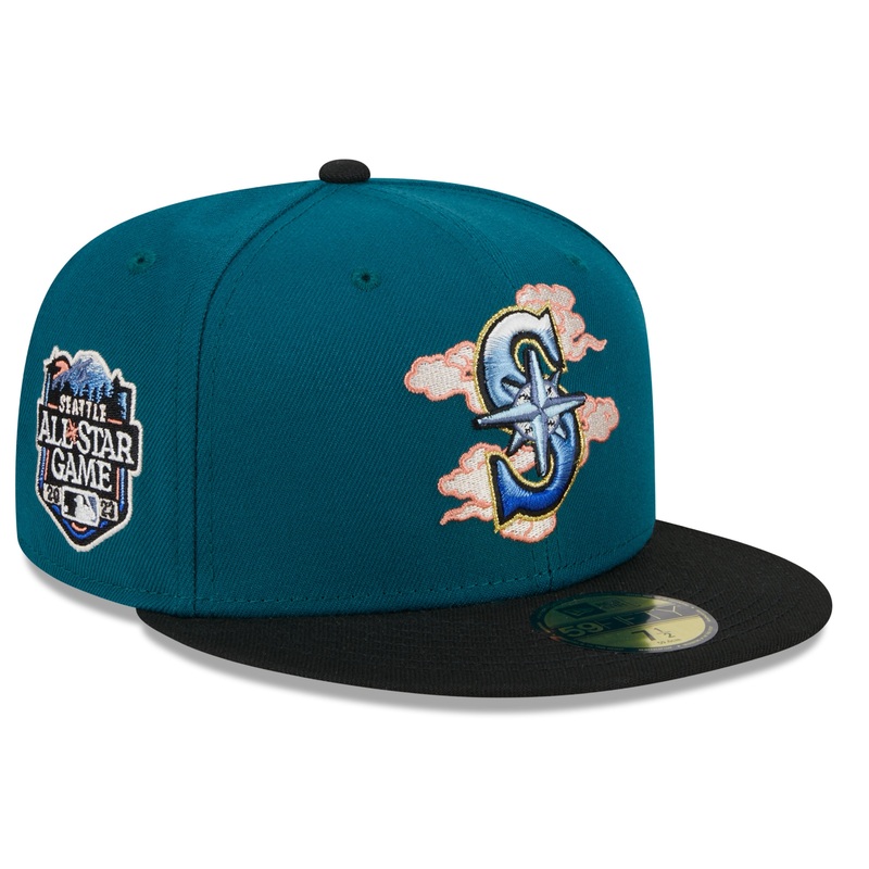 New Era Seattle Mariners Cloud Spiral 2023 All-Star Game 59FIFTY Fitted Hat