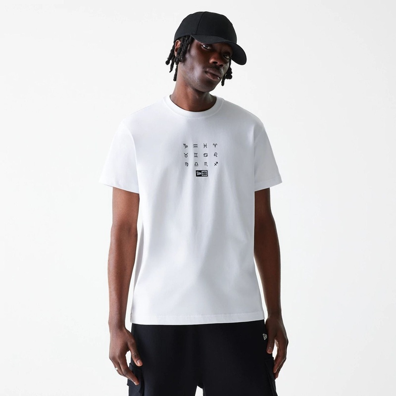 New Era Zodiac White T-Shirt XS