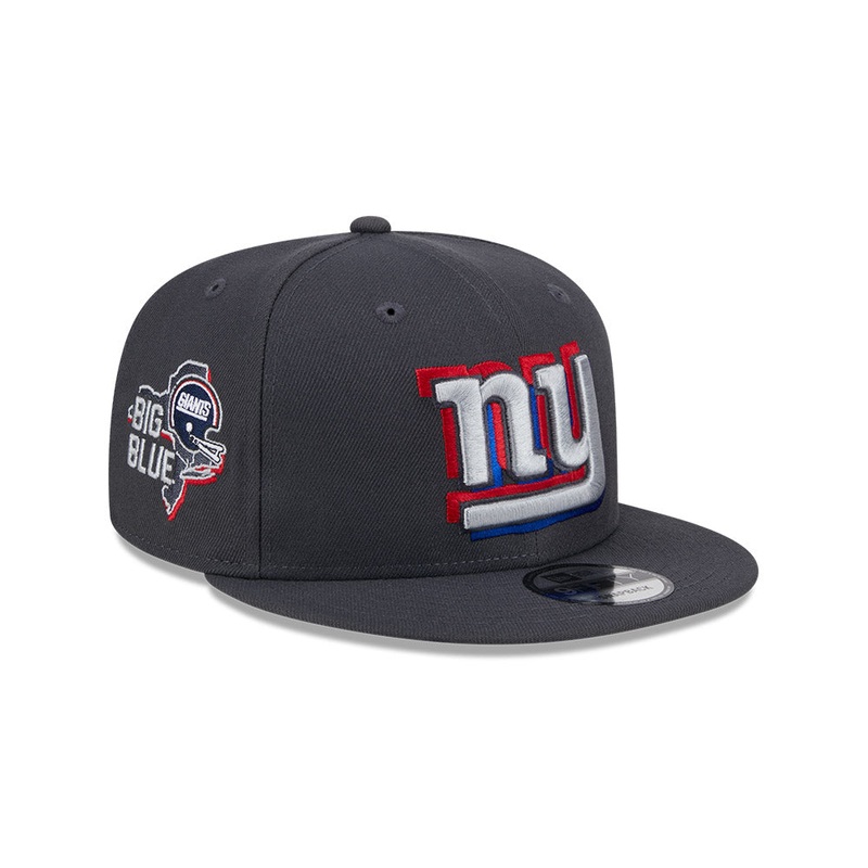 New York Giants New Era 2024 NFL Draft 9FIFTY Snapback Hat – Graphite