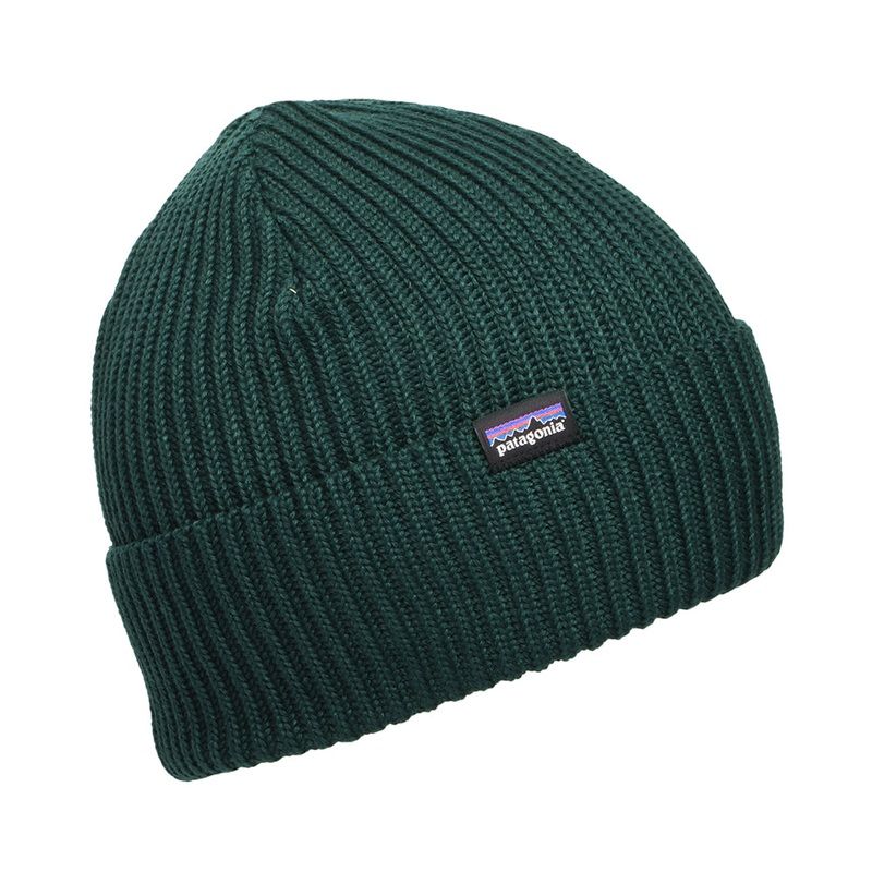 Patagonia Hats Fishermans Rolled Beanie Hat – Dark Green 1-Size