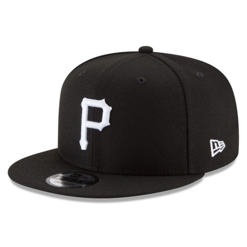 Pittsburgh Pirates New Era Classic 9Fifty Snapback MLB Adjustable Hat – Black/White