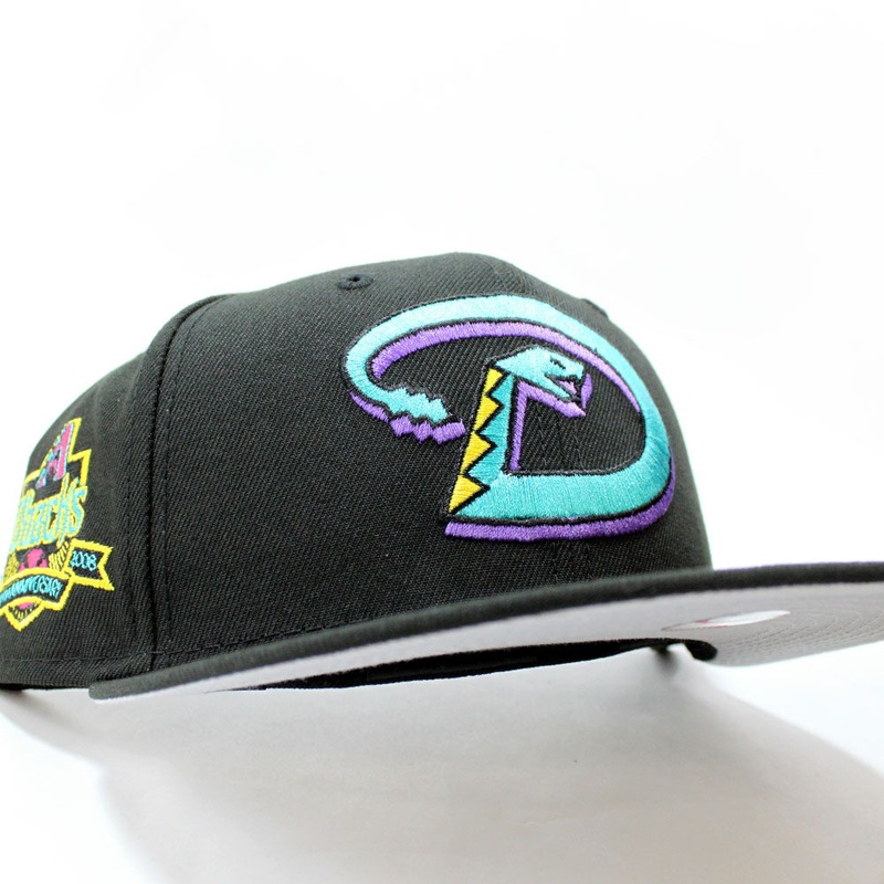 Arizona Diamondbacks 10TH Anniversary New Era 59Fifty Fitted Hat (Black Grey Under Brim) 7