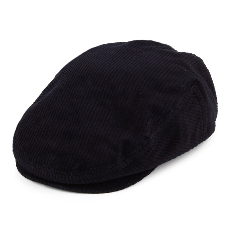 Brixton Hats Hooligan Corduroy Lightweight Flat Cap – Washed Navy Small-56cm