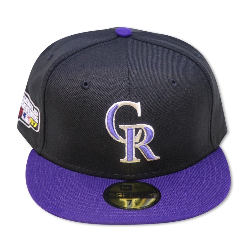 COLORADO ROCKIES NEW ERA 59FIFTY FITTED (2007 WORLD SERIES) FITTED (GRAY UNDER BRIM) 7