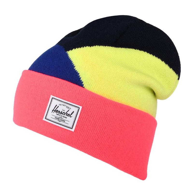 Herschel Supply Co. Elmer Beanie Hat – Navy-Pink 1-Size
