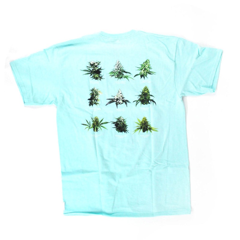 Huf Smokers Lounge Strains T-Shirt (Mint) m